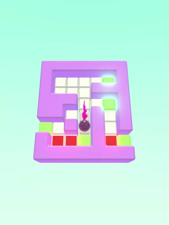ภาพหน้าจอของ Grid Maze 3D iPad 