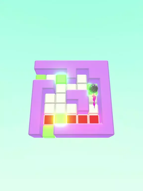 ภาพหน้าจอของ Grid Maze 3D iPad 