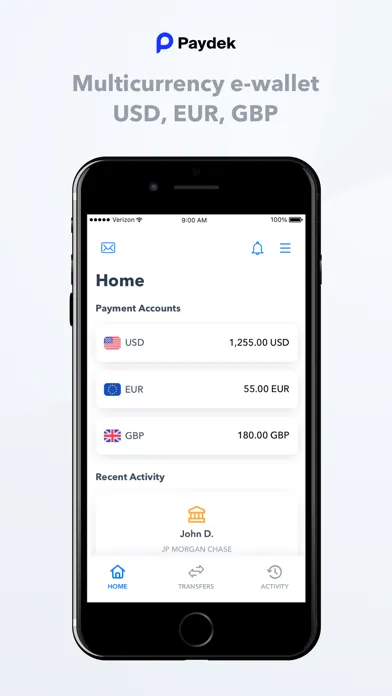 Zrzuty ekranu Paydek