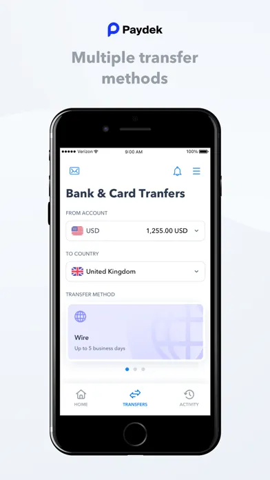 Zrzuty ekranu Paydek