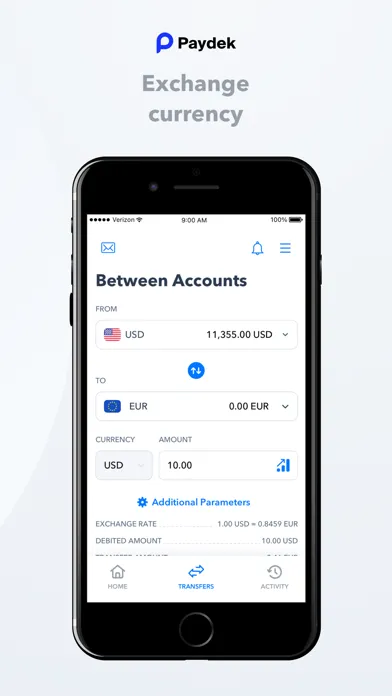 Zrzuty ekranu Paydek