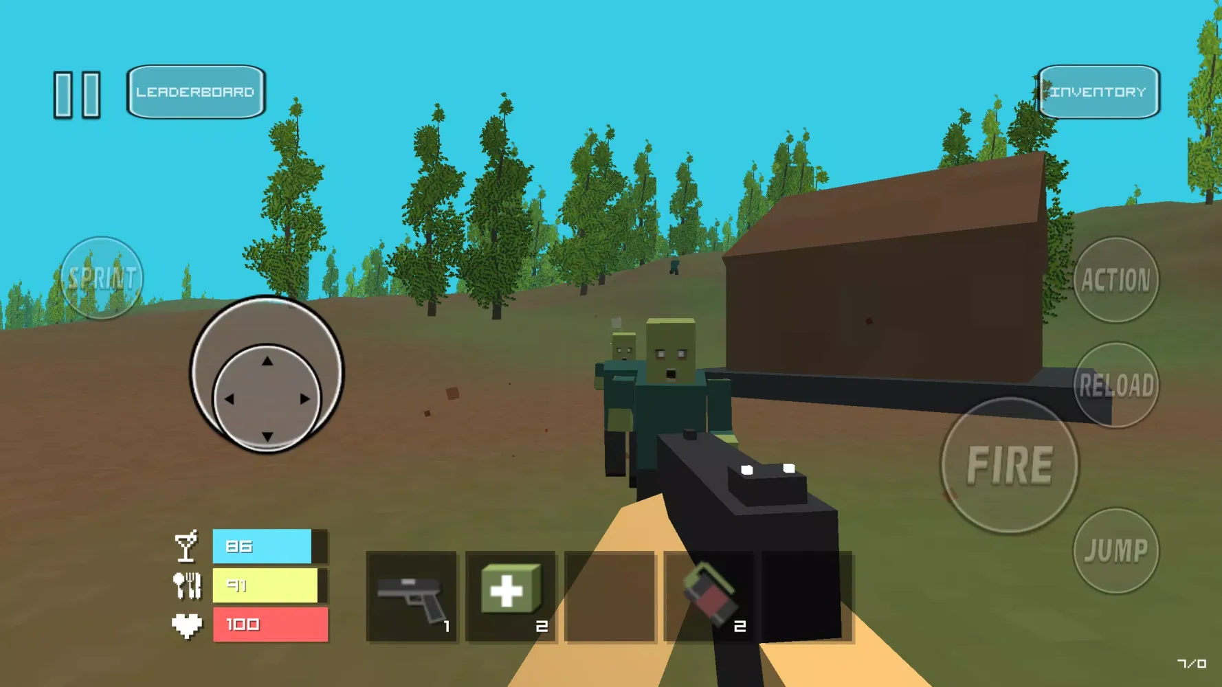 Zombie Craft - Shooting 스크린샷