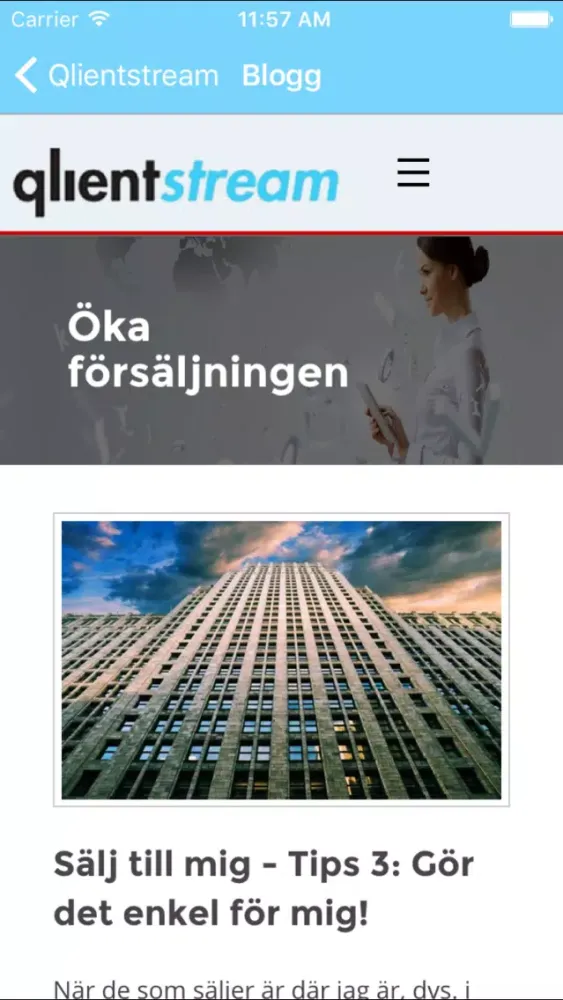 Скриншоты Qlienstream