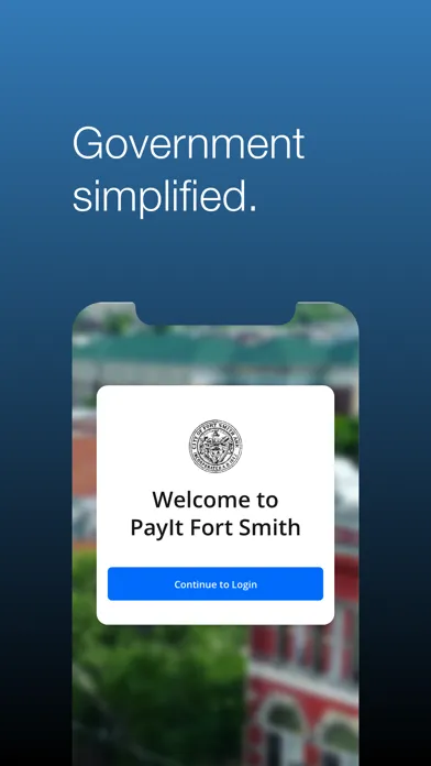 Tangkapan layar PayIt Fort Smith