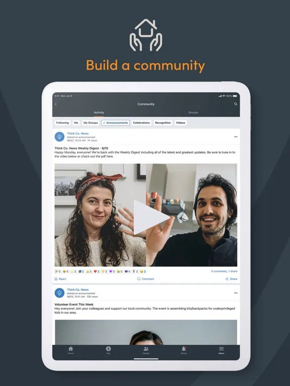 Paylocity iPad 应用截图