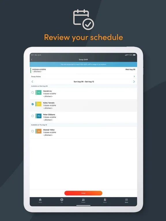 Paylocity iPad 应用截图