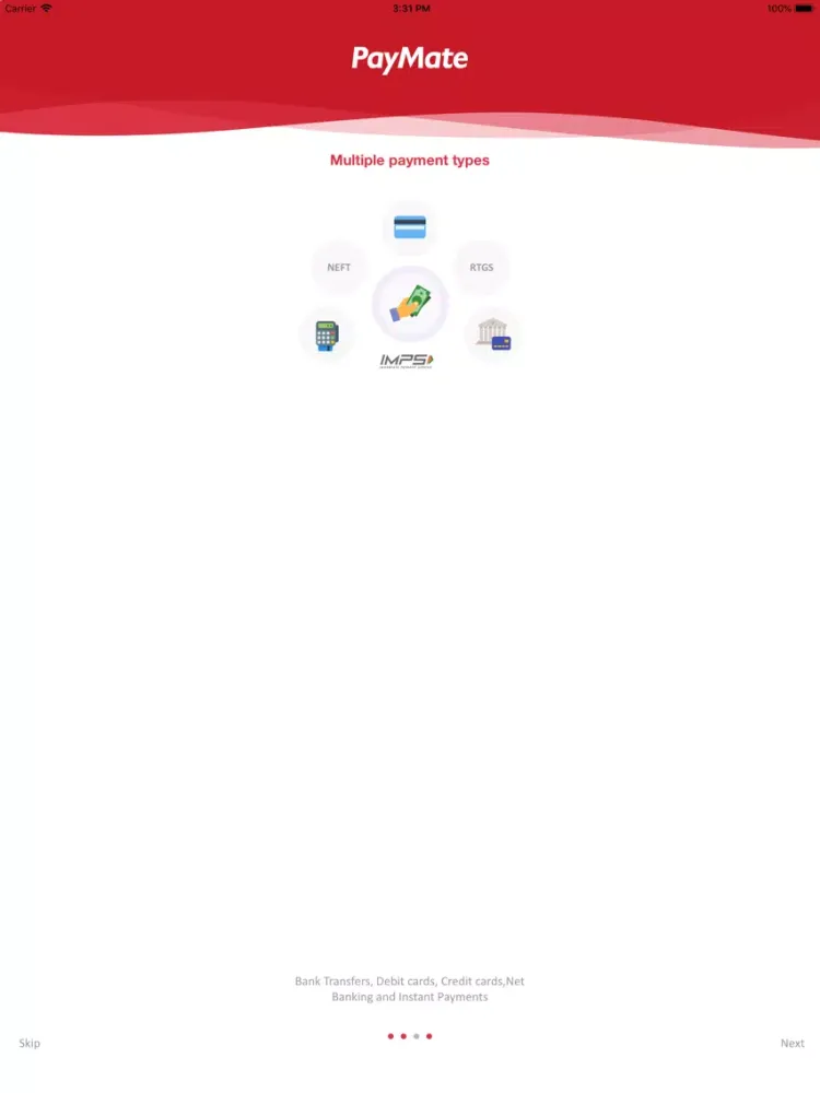 PayMate India iPad  Screenshots
