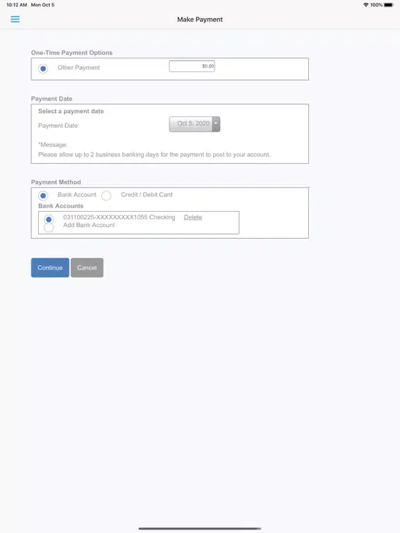 Elm City Rent Pay iPad  スクリーンショット
