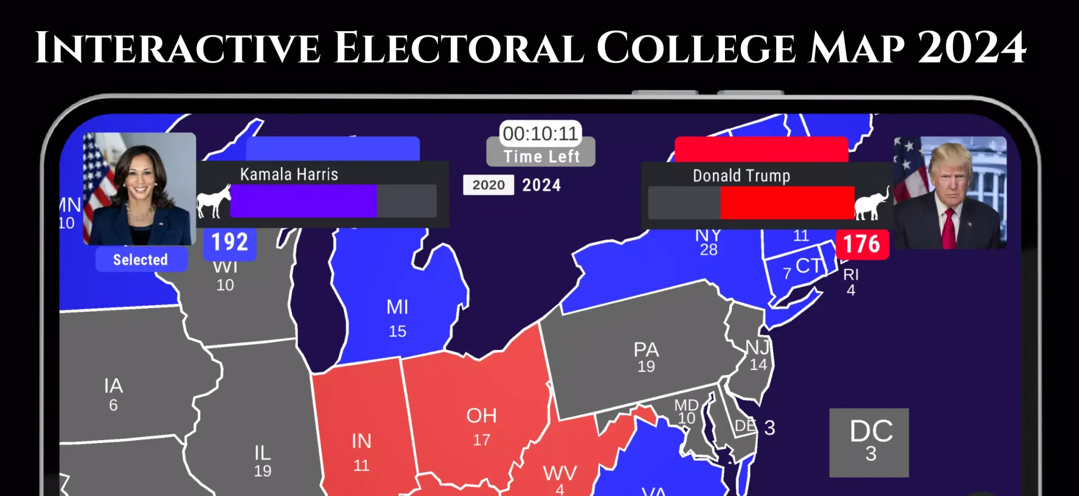 Election Map 2024应用截图