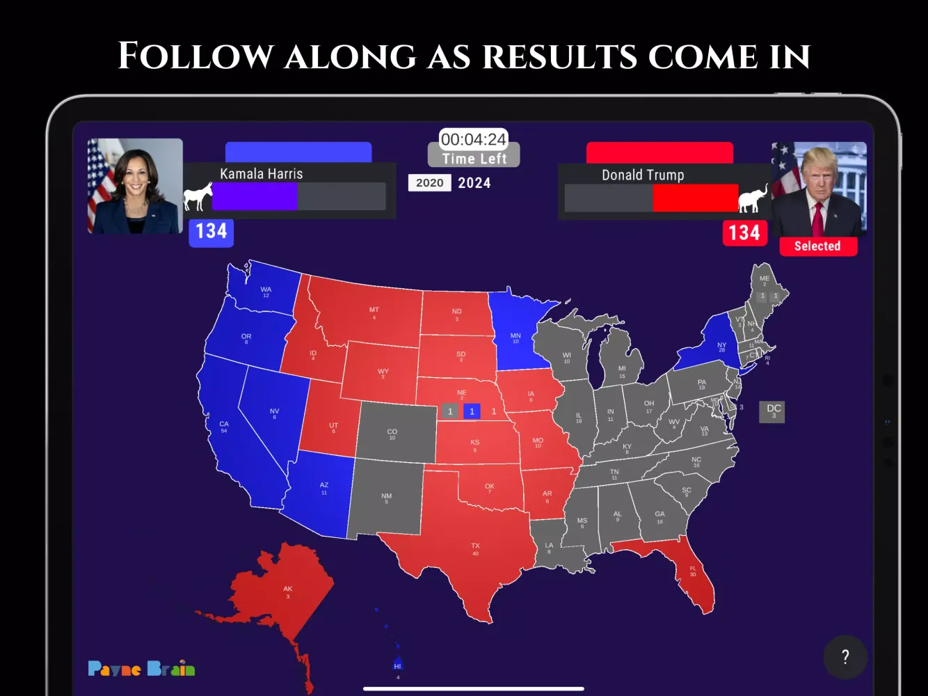 Election Map 2024应用截图