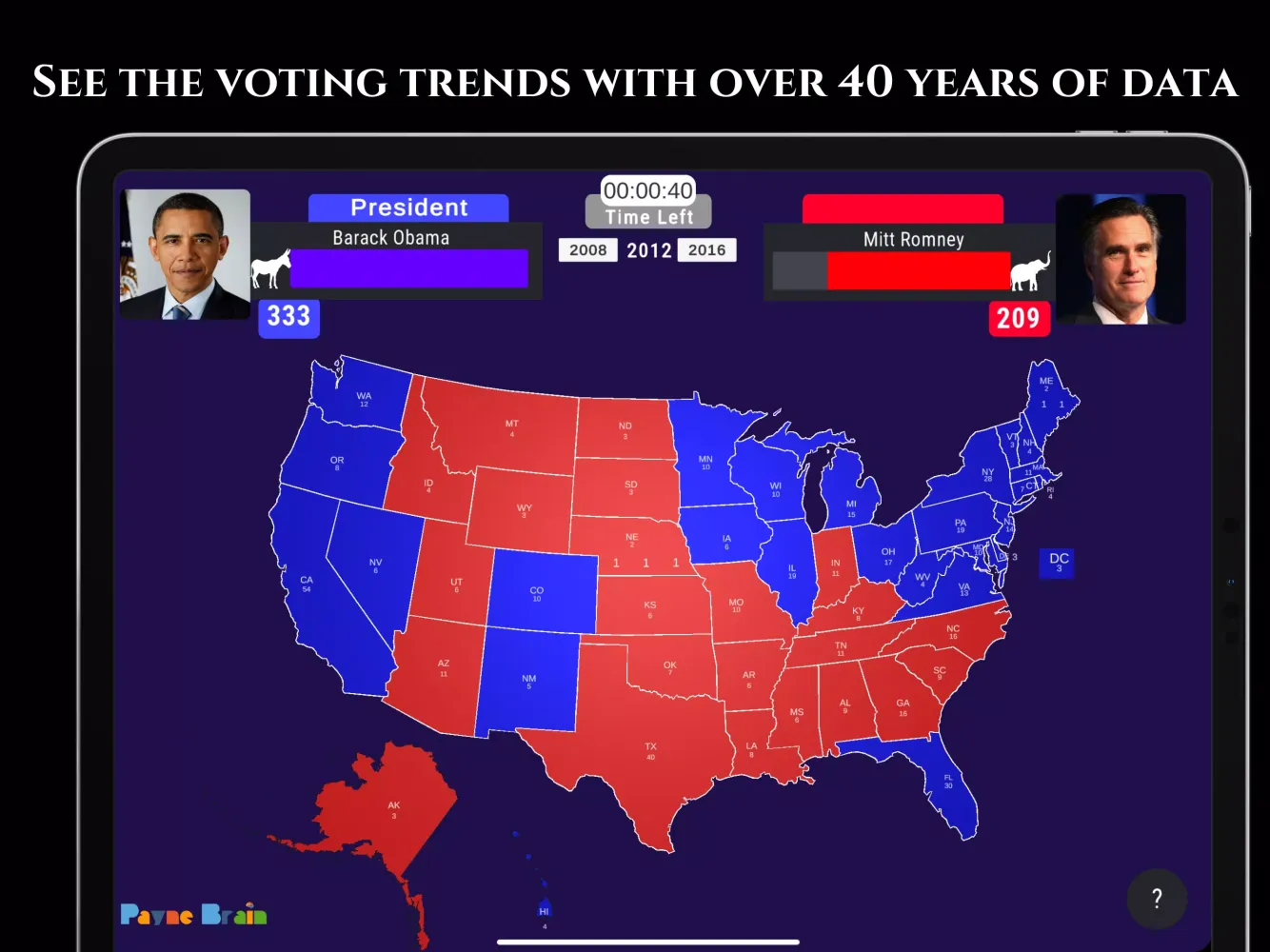 Election Map 2024应用截图