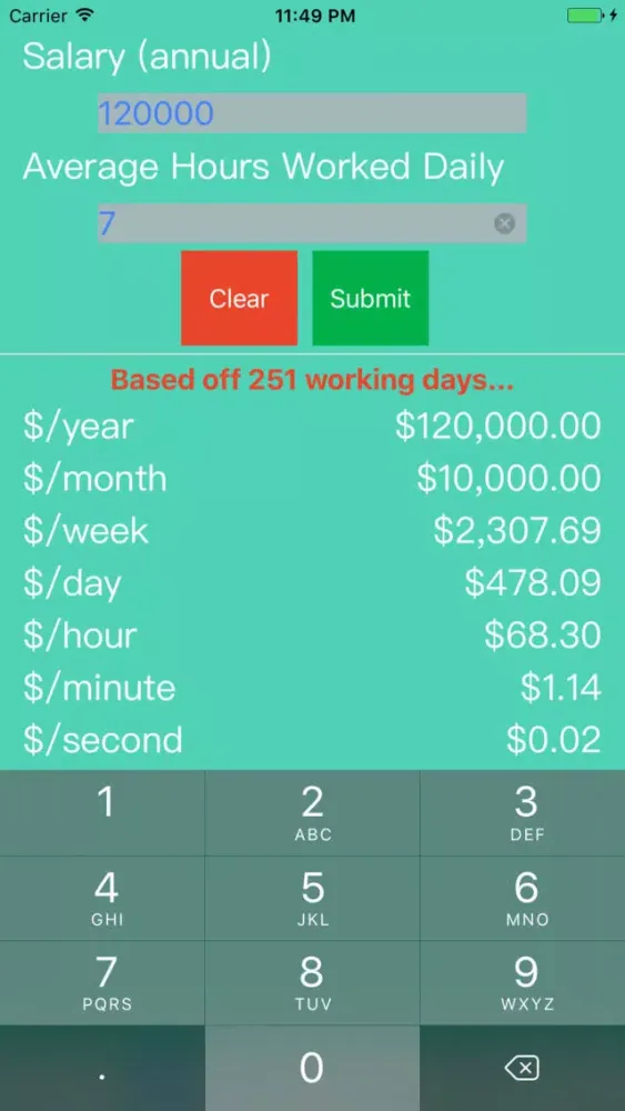 Salary Calculator – HR Pay Wage & Payroll Employee Screenshots