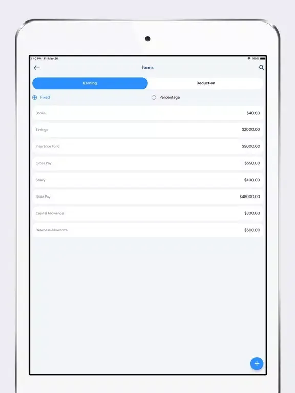 Captures d'écran de Payslip: Paystub Maker iPad 
