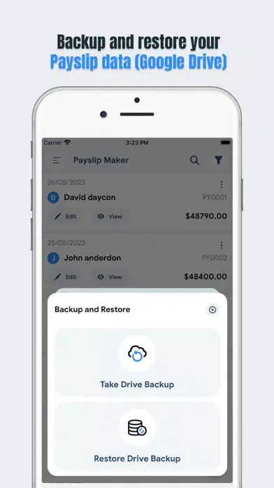 Captures d'écran de Payslip: Paystub Maker