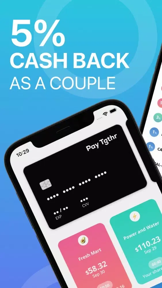 Pay Tgthr: Couple's debit card স্ক্রিনশট