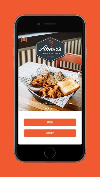 Ảnh chụp màn hình của Abner's Famous Chicken App
