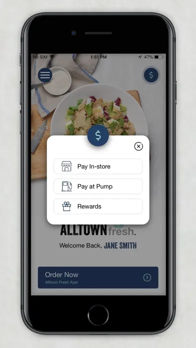 Tangkapan layar Alltown Fresh