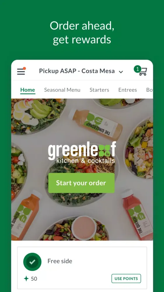 Screenshot di Greanleaf Kitchen & Cocktails
