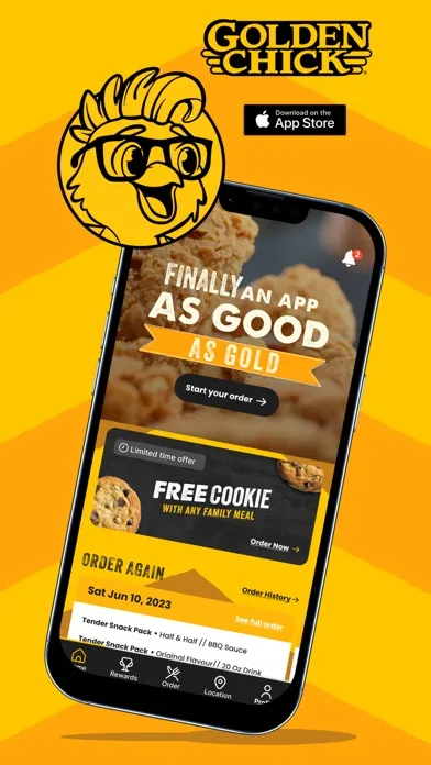 ภาพหน้าจอของ Golden Chick App