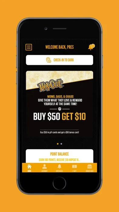 HopCat Rewards Ekran Görüntüleri