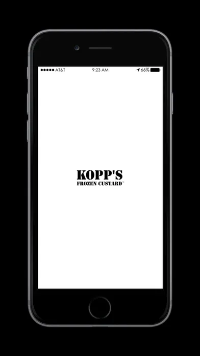 Ảnh chụp màn hình của Kopp's Frozen Custard Ordering