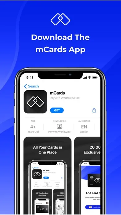 Zrzuty ekranu mCards