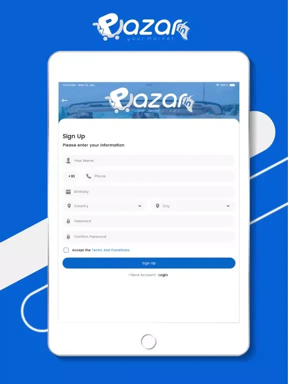 pazarin iPad  Ekran Görüntüleri
