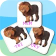 Tri Memory cards game