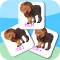 Tri Memory cards game