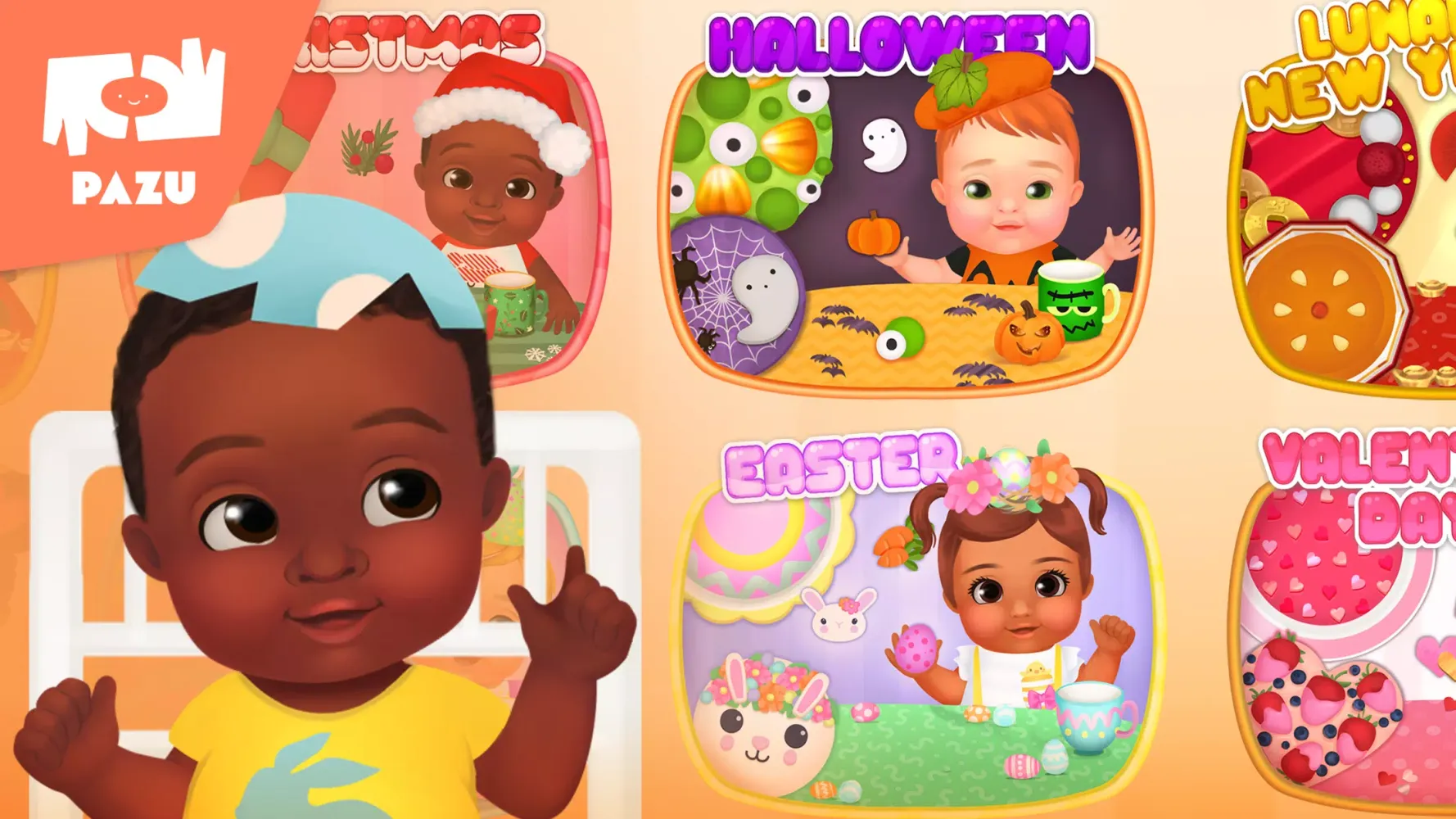 Baby Birthday Maker Game Screenshots