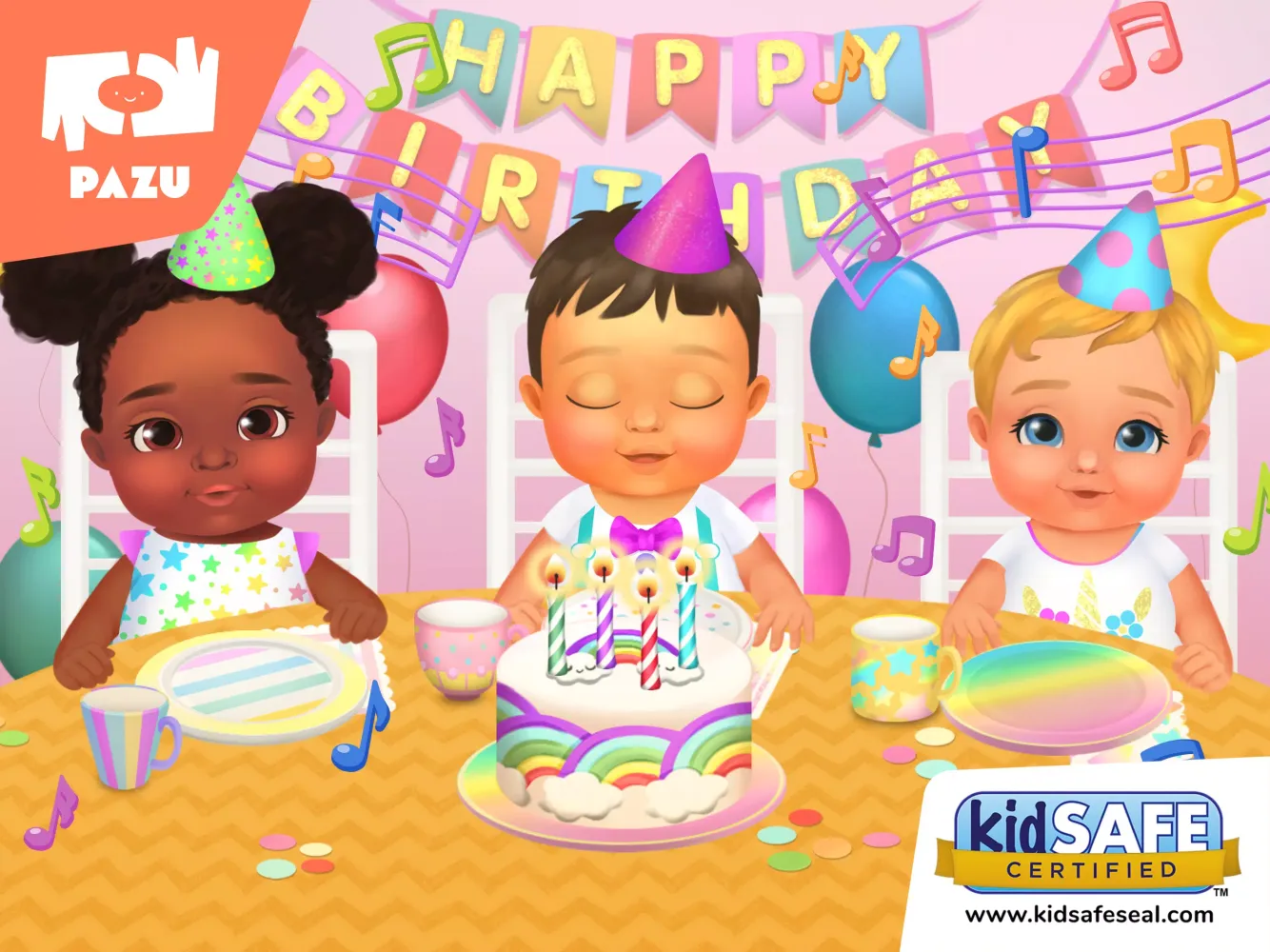Baby Birthday Maker Game Screenshots