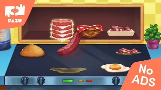 Screenshot di Burger Maker Kids Cooking Game