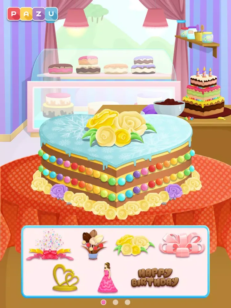 Capturas de tela do Cake Shop - Making & Cooking Cakes Game for Kids, by Pazu iPad 
