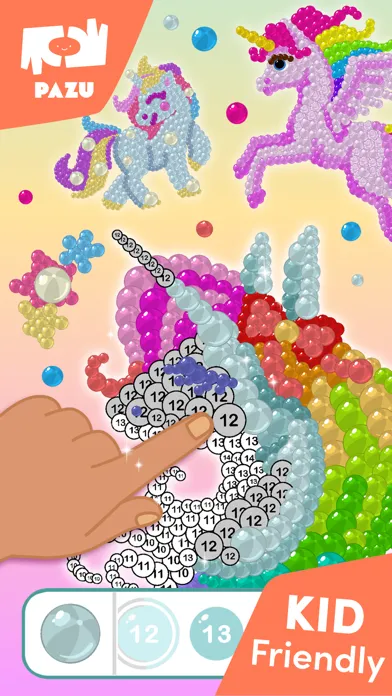 Capturas de tela do Color by number games for kids