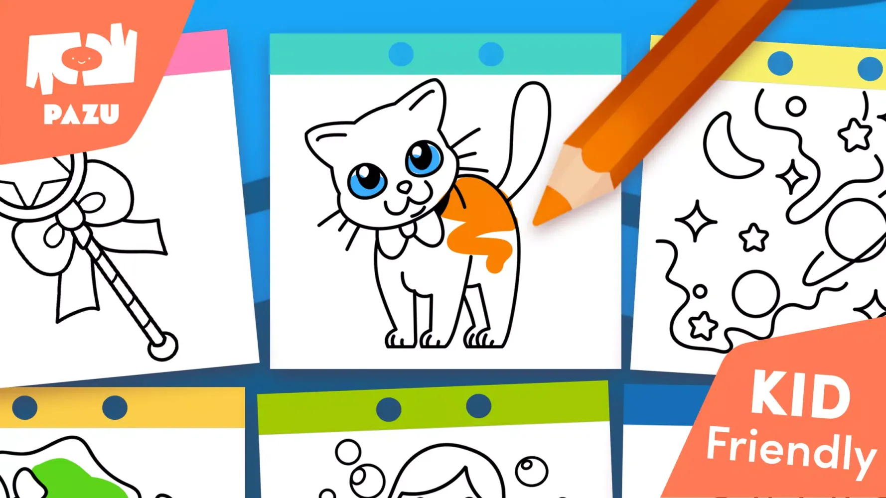 Скриншоты Coloring games for kids 2-6