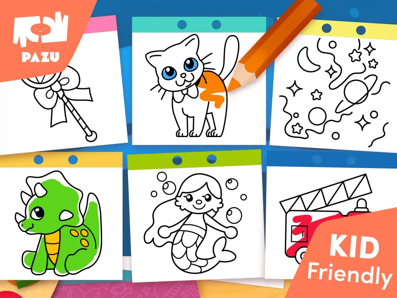 Скриншоты Coloring games for kids 2-6