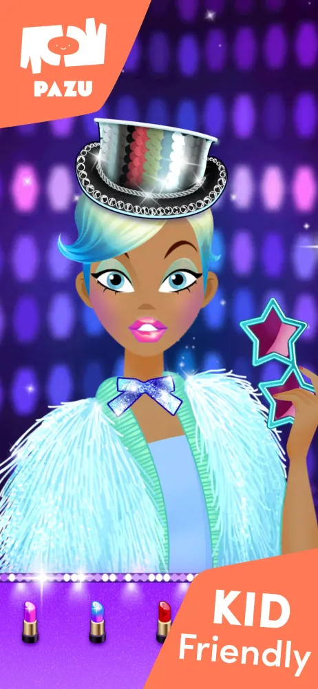 Tangkapan layar Makeup girls star dress up