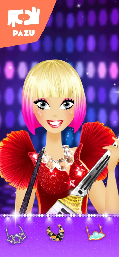 Tangkapan layar Makeup girls star dress up