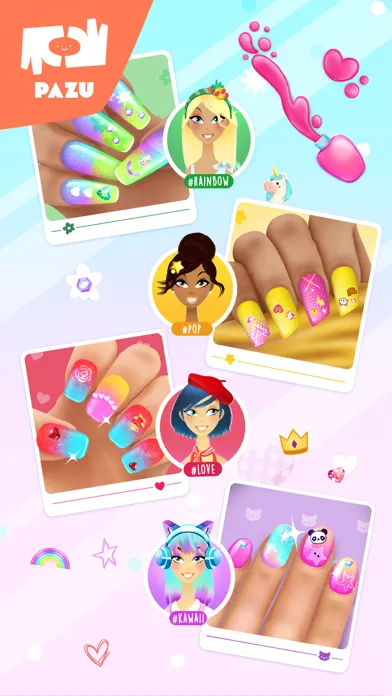 Girls Nail Salon - Kids Games Ekran Görüntüleri
