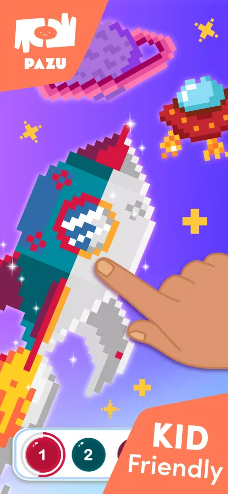 Скриншоты Pixel Coloring Games For Kids
