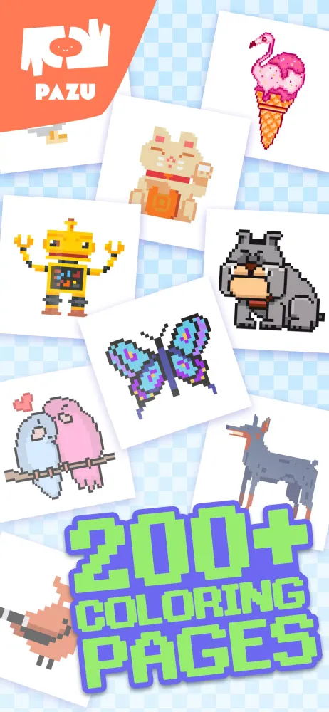 Скриншоты Pixel Coloring Games For Kids