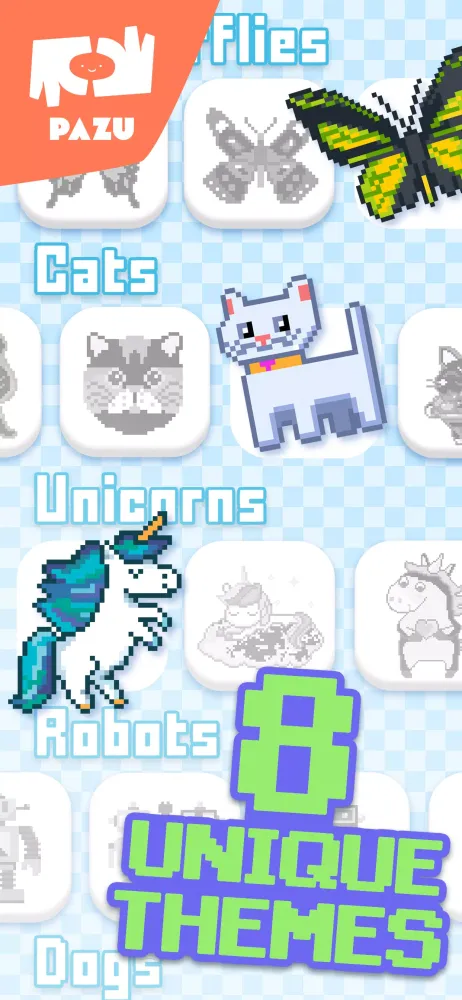 Скриншоты Pixel Coloring Games For Kids