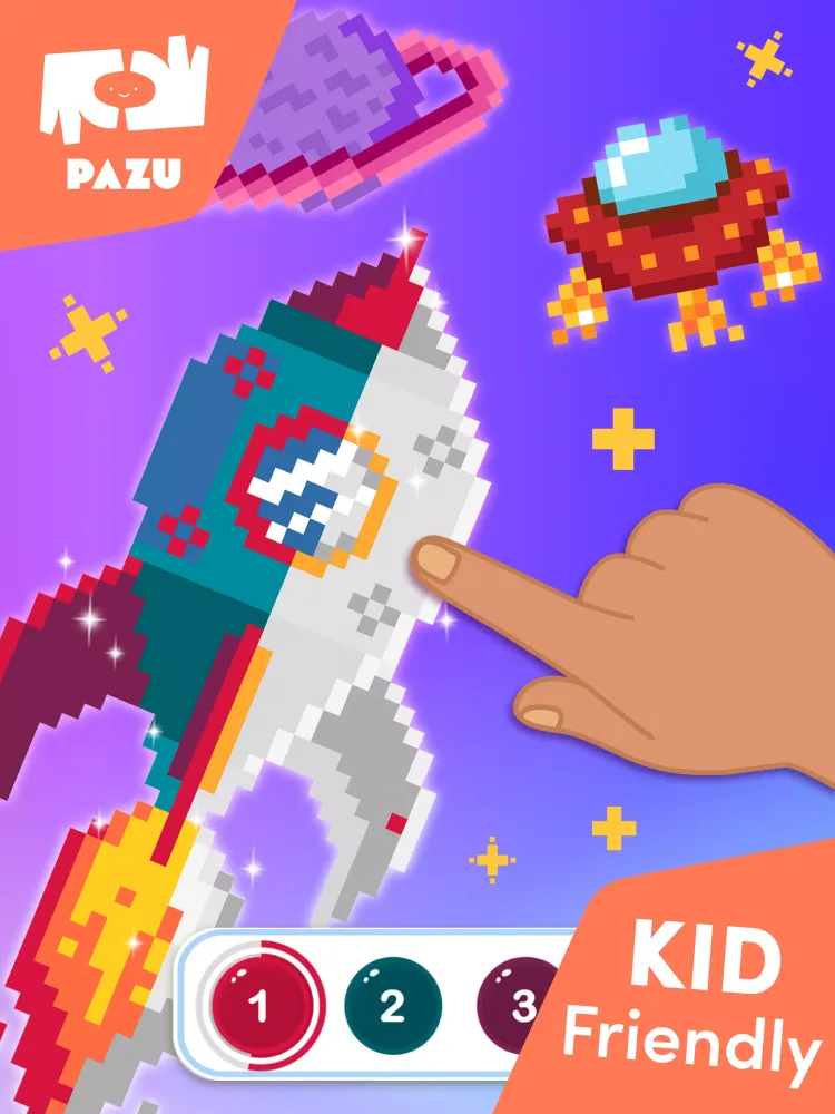 Скриншоты Pixel Coloring Games For Kids