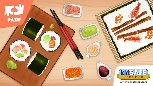 Tangkapan layar Sushi Maker Kids Cooking Games