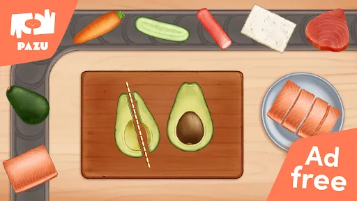 Tangkapan layar Sushi Maker Kids Cooking Games