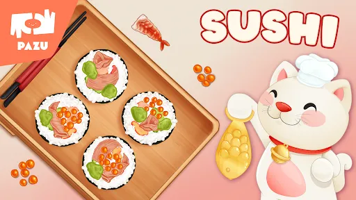 Tangkapan layar Sushi Maker Kids Cooking Games