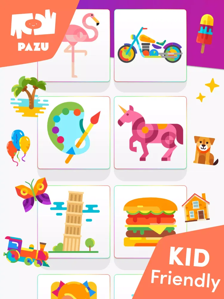 Coloring games for toddlers سکرین شاٹس
