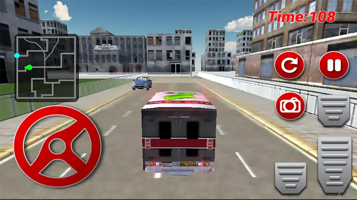 Captures d'écran de Ambulance Rescue Mission 3d 2017