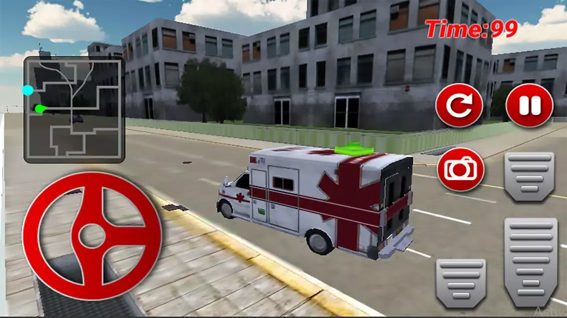 Captures d'écran de Ambulance Rescue Mission 3d 2017