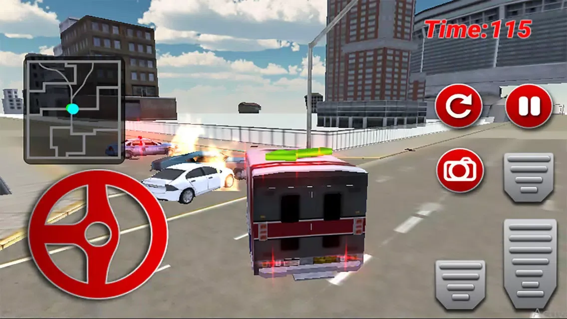 Captures d'écran de Ambulance Rescue Mission 3d 2017